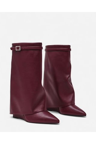 Steve Madden Shocker Dk Cherry Lacq Kadın Dk Cherry Çizme Shocker-cherry Brodo