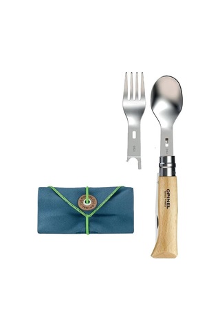 Opinel Nomad Plus Piknik + Çatal Kaşık Takımı