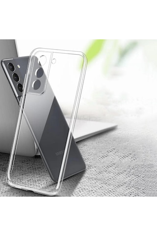 Samsung S20 FE Uyumlu Kamera Korumalı Soket 3D Şeffaf Kılıf