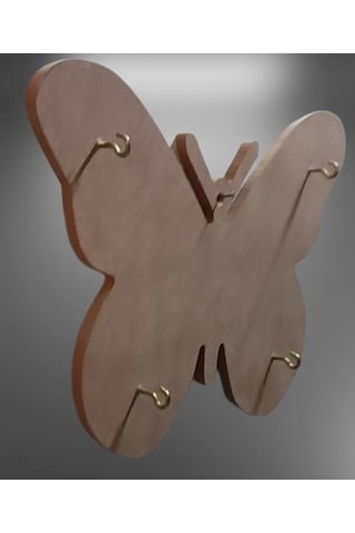 Hobi Adn Dekoratif Pano Anahtarlık Ahşap Mdf Ham Cnc Kesim Model El Yapım Yeşil