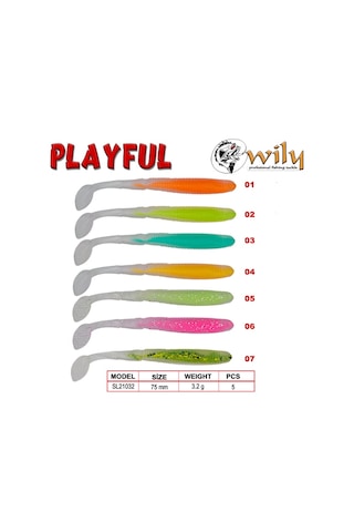 Wily Playful Silikon Yem 7.5 Cm 3.2 Gr - 07