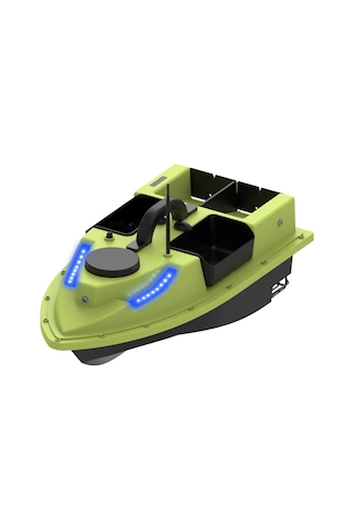Hallow Y27392G-120Uk Gps Rc Yem Tekne 500 M Kablosuz Uzaktan Kumanda Balıkçılık Yeşil