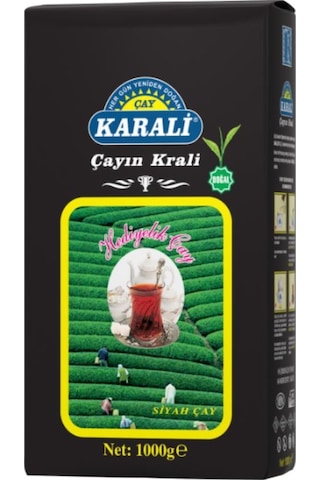 Karali Hediyelik Siyah Dökme Çay 1 KG