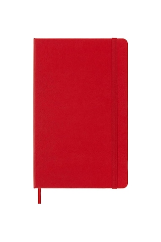 Moleskine Çizgili Kırmızı Defter Sert Kapak