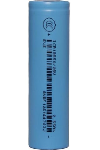 Eve 18650 26v 2.55 Ah 3c Şarj Edilebilir Pil 5'li