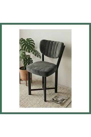 En-cag Sandalye 1 Adet Baby Face Kumaş Metal Modern Mutfak Sandalyesi Cafe Balkon Ofis Elma 9815 Antrast Bss Çok Renkli