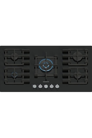 Siemens EP9A6QI40 Ankastre Gazlı Sert Cam Ocak