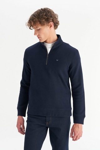 Wrangler Selanik Lacivert Erkek Sweatshirt W2520532410 Lacivert