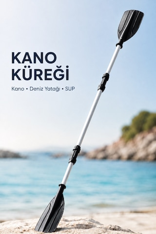 Walke Ayarlanabilir Alüminyum Çift Taraflı Kano Küreği 207 Cm Kano, Sup Ve Deniz Yatağı Uyumlu 16101