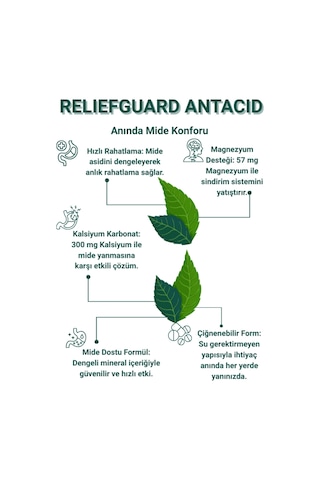 Relief Guard İkili Paket 48 Çiğnenebilir Tablet