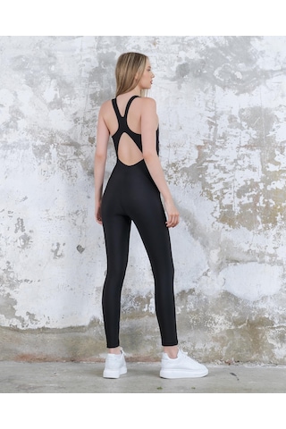 Lismina Fit Spor Tayt Tulum Siyah