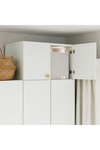 Ikea Lastare Kapaklı Gardırop Yükseltme Ünitesi, Beyaz, 60x42x36 Cm