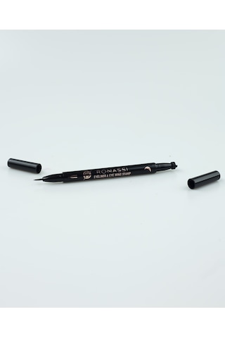 Roesie Rose Çift Taraflı Hilal Ay Baskılı Eyeliner Siyah