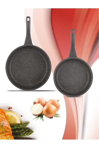 Thermoad Midas Döküm Granit  20 x 26 CM Gri 2’li Set