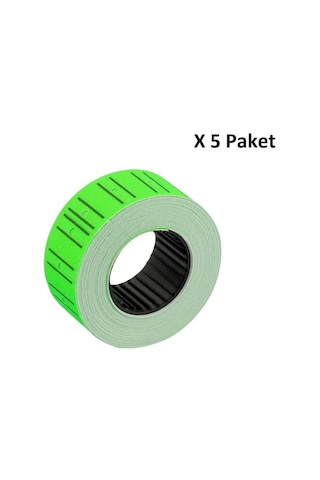 Bigpoint Fiyat Etiketi 10'lu Yeşil X 5 Paket