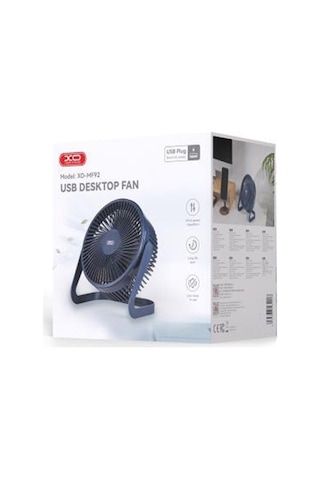 Mf91 Mini Usb Masaüstü Fan Taşınabilir Kompakt Kişisel Soğutucu, 3 Hız Ayarlı