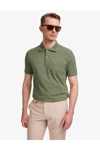 Pierre Cardin Erkek Haki Tişört Basic 50321144-vr027