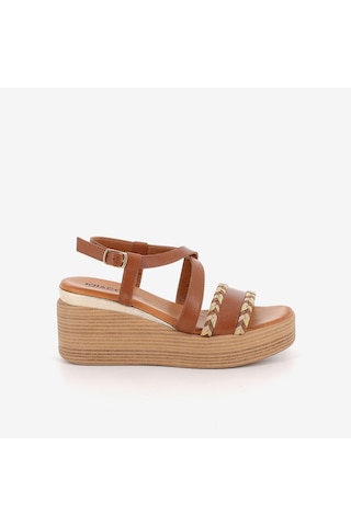 IGI&Co Sandalet Kadın 1190711 Igı&co Dym 11907 Wıth Wedge Cuoio Taba