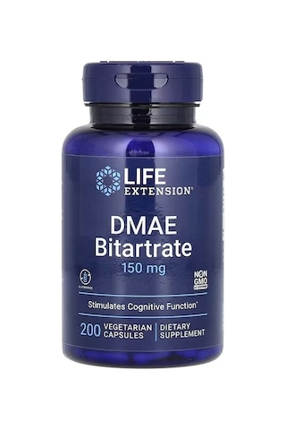 Dmae Bitartrate 150 Mg, 200 Kapsül