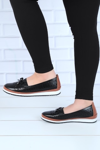 Wanetti 123-atm Siyah Kadın Babet Ayakkabı 001