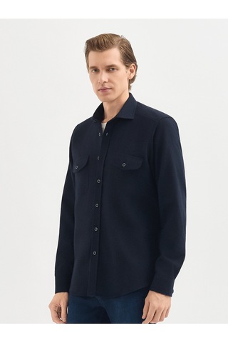 Karaca Erkek Modern Fıt Gömlek-lacivert 11.24w.04.012 Lacivert