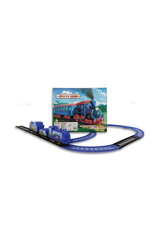 Uj Toys Pilli Raylı Vagonlu Oyuncak Tren Seti Uj6101