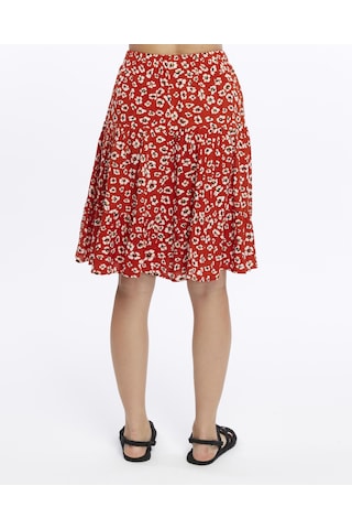 Vera Midi Boy Şort Etek-3232 Çok Renkli