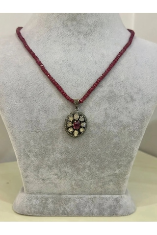 Yakut Elmas Kolye 176