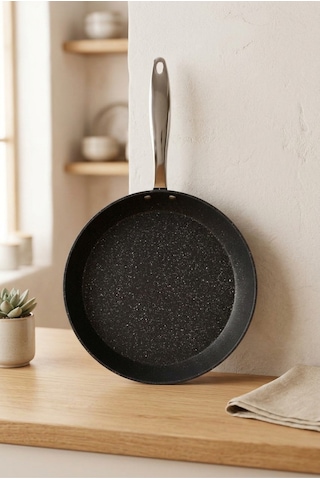 Bernardo Chef Line Granit Tava Siyah 28cm