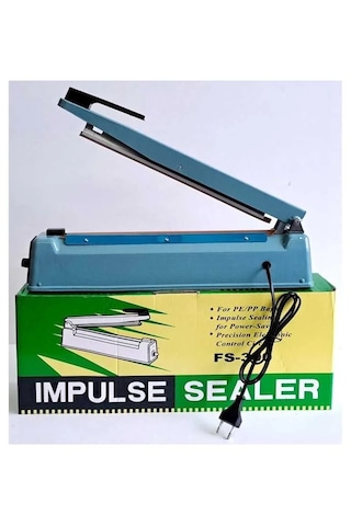 30cm Metal Gövde Poşet Ağzı Yapıştırma Kapatma Makinası Fs-300 5691