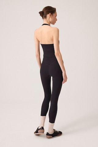 Los Ojos X Ece Siyah Yüksek Bel Spor Tayt Mono Leggings Siyah