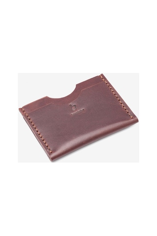 Elegance Leather El Yapımı Hakiki Deri Kartlık Koyu Kahverengi - 636083967 Koyu Kahverengi