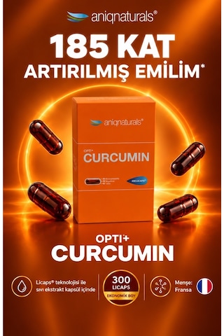 Aniqnaturals Opti Curcumin 300 Licaps- atçı Firmadan