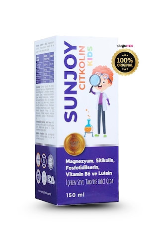 Sunjoy Citkolin Kids Sitikolin Şurup 150 ML
