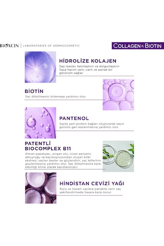 Collagen & Biotin 7/24 Şekillendirici Krem 200 Ml - Elektriklenme Karşıtı