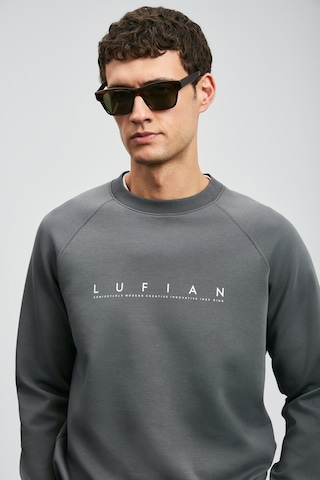 Lufian Erkek Cooper Sweatshirt 112030177 Koyu Gri Koyu Gri