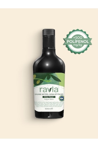 Ravla Organik Erken Hasat Zeytinyağı İçimlik 500ml