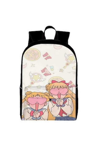 Trendooze Uygun, Siyah Siyah Sırt Seyahat, Sailor Organizasyon Moon Kawaii Karikatür, İş İnç İle, İçin, Genç, Dizüstü Çoklu Cf60 Çantası, Çalışması Bölmeleri Bilgisayara 15.6 Ma Siyah