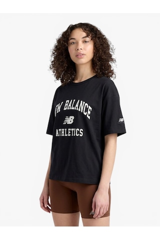New Balance Nb Lıfestyle Women T-shırt Kadın Yeşil T-shirt - Wnt1402