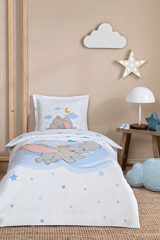 Özdilek Ranforce Lisanslı Bebek Beşik Nev.takımı-dumbo Dream Mavi