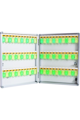 Panda Anahtar Dolabı Alüminyum Çerçeve 32'li H-1032