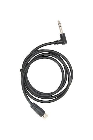 Yifomall 1.5m Mıdı Din 5pin Ve 6.35mm Erkek Bağlantı Kablosu - 90 Derece Eğimli, Dayanıklı, Elektronik Piyano Ve Klavye İçin Ses Aktarımı