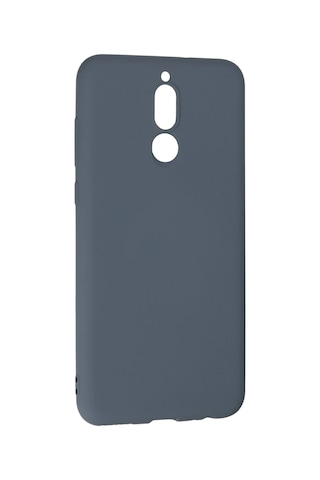 Newface - 596 - Huawei Mate 10 Lite Kılıf Nano İçi Kadife Silikon - Csmo-tex - - Gri