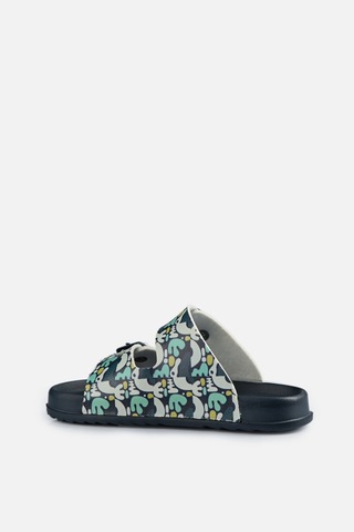 Vicco Gibli Iı Baskılı Erkek Bebek Lacivert Terlik Lacivert