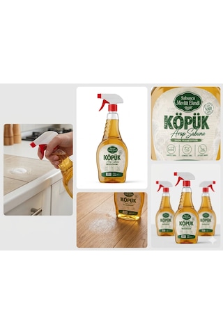 Köpük Arap Sabunu 750 Ml, Leke Çıkarıcı, Yağ Çözücü, Vegan Ve Bitkisel İçerikli, Çok Amaçlı Yüzey Temizlik Sabunu Tekli