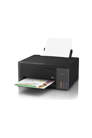 Epson L3350-mua Renkli Mürekkep Tanklı Yazıcı, Tarayıcı, Fotokopi, Wi-fi, Siyah Muadil Mürekkepli
