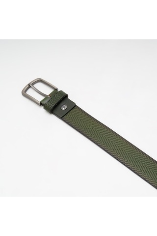 Yeşil Erkek Gr-040-138 Grande Klasik Kemer Genişlik 4 Cm