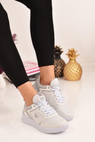 Unisex Spor Ayakkabı Sneaker Beyaz