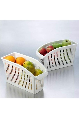 Dolap Ve Raf Düz. 6,5 Lt Geniş Cabinet And Shelf Organizer 6,5 L Large Beyaz