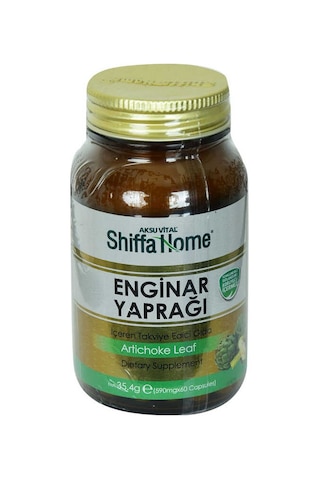 Shiffa Home Enginar Yaprağı Diyet Takviyesi 590 Mg x 60 Kapsül